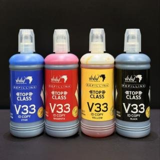  Vivid Refill Ink V33 Top Class Set for Epson Printers (CMYK) 500 ML
