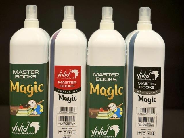 Vivid Master Books Magic Premium Quality Refill Ink 1 L