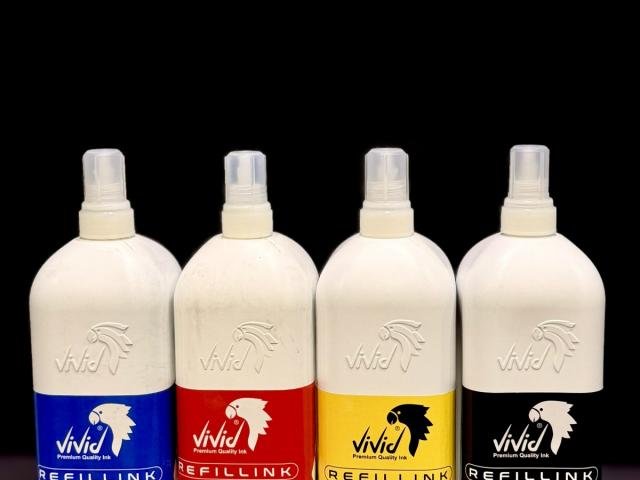 Vivid Top Class v57.1 ID Copy Refill Ink Set for Epson Printers (Cmyk)